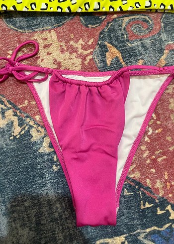Penti Renkli Bağcıklı Mini Bikini Takımı brazilian bikini altı