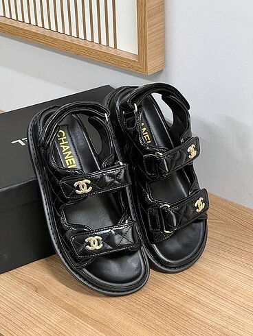 Chanel Chanel siyah sandalet
