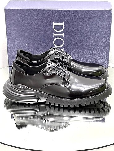 Dior erkek siyah ayakkabı makosen oxford - Görsel 3