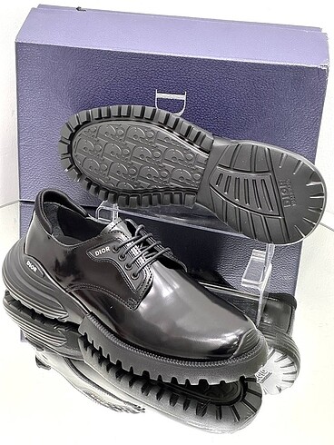 Dior erkek siyah ayakkabı makosen oxford - Görsel 4