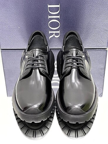 Dior erkek siyah ayakkabı makosen oxford - Görsel 2