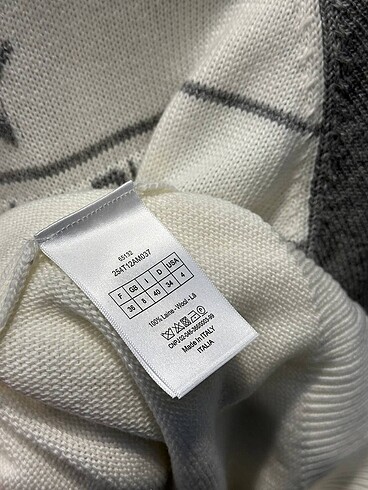 m Beden Dior kazak gri kazak christian dior uzun kollu sweat