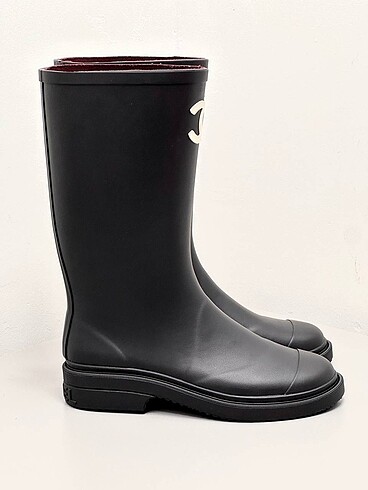 38 Beden Chanel yağmur çizmesi chanel rain boots bot