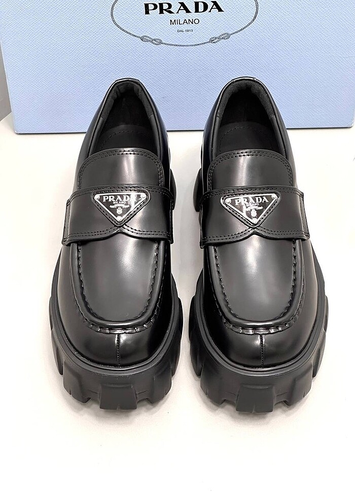 prada makosen oxford loafer - Görsel 3