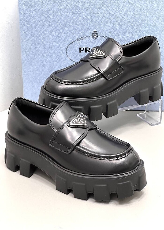 prada makosen oxford loafer - Görsel 2