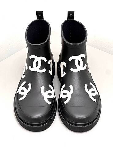 Chanel yağmur çizmesi chanel yağmur botu
