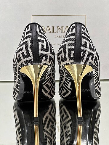 37 Beden siyah Renk Balmain topuklu ayakkabı stiletto balmain stiletto