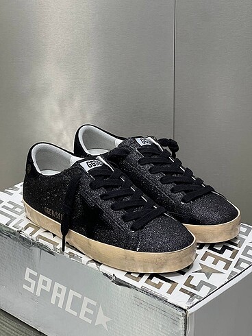 38 Beden siyah Renk Golden goose sneaker golden goose spor ayakkabı