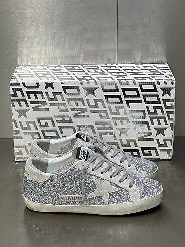 Golden Goose Deluxe Golden goose sneaker golden goose spor ayakkabı gümüş