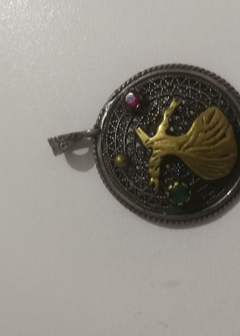 American Vintage Nakışlı Boncuklu Bohem Vintage Kolye