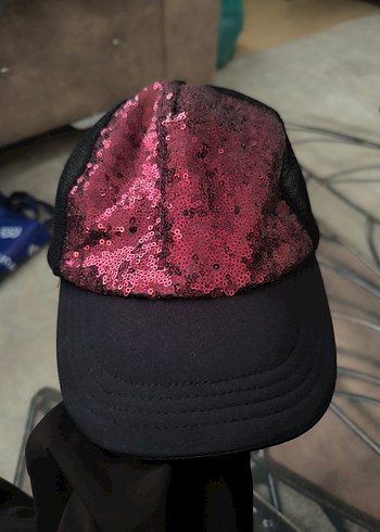 Pembe Parlak Kadın Şapka - Görsel 3