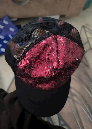 Pembe Parlak Kadın Şapka - Görsel 2