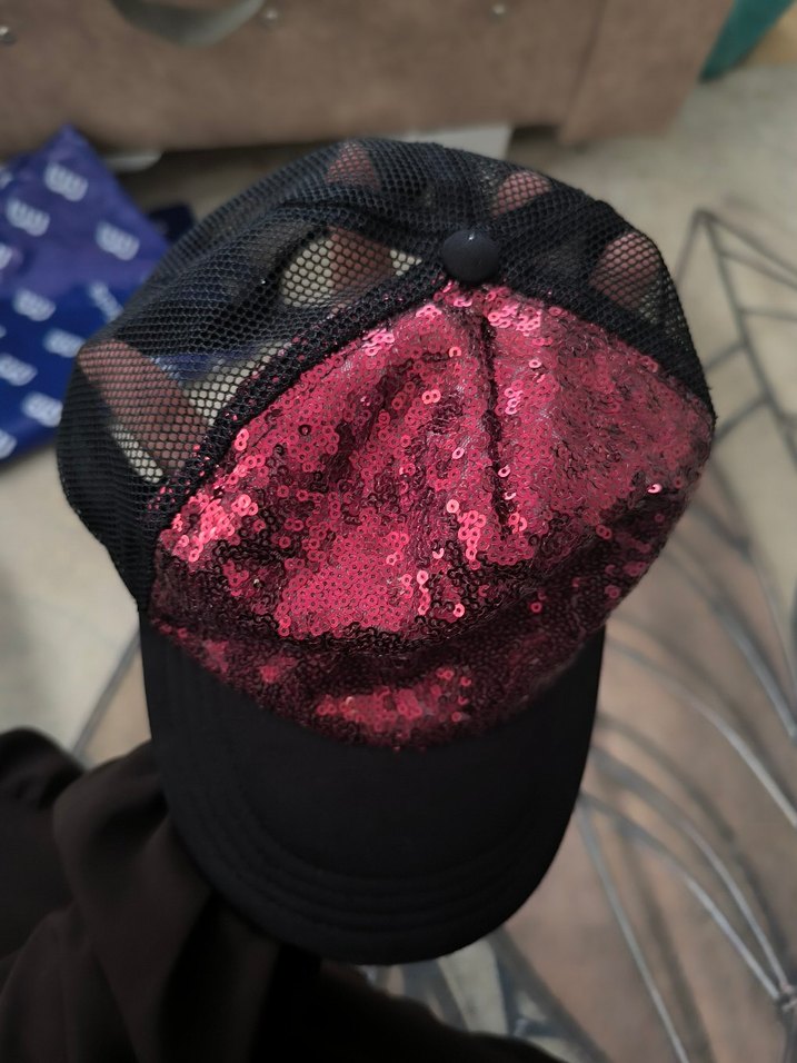 Pembe Parlak Kadın Şapka - Görsel 2