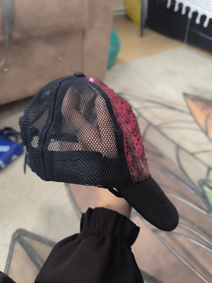 Pembe Parlak Kadın Şapka - Görsel 4