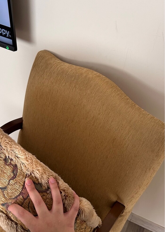 Ceviz ağacından yapılma 2?li berjer takım - Görsel 4