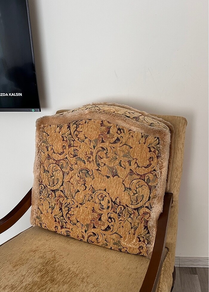 Ceviz ağacından yapılma 2?li berjer takım - Görsel 5