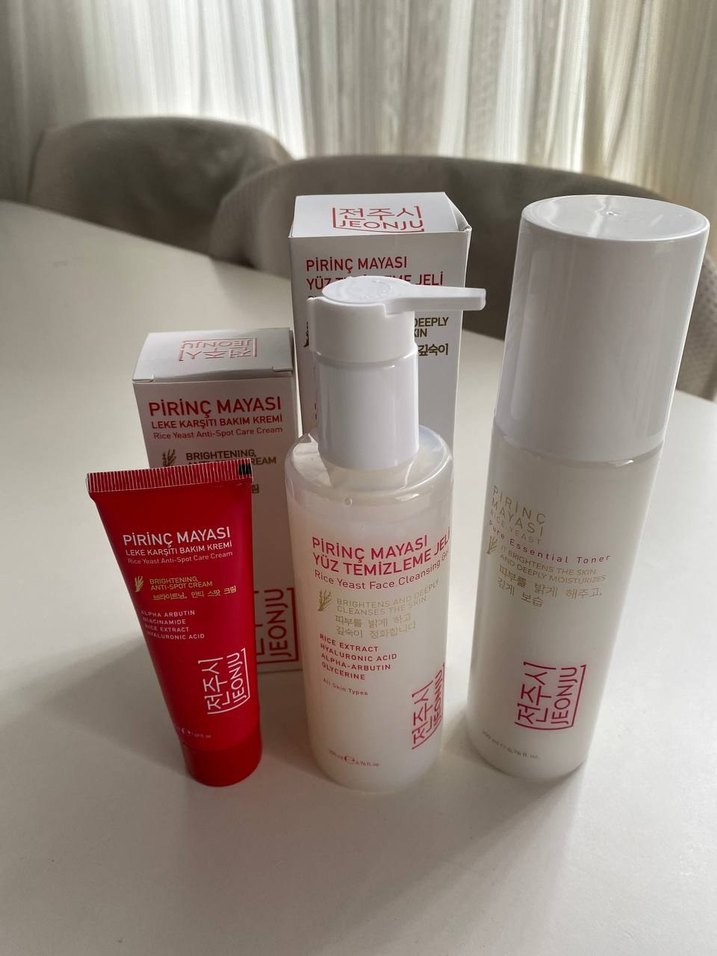 Pirinç Mayası Yüz Temizleme Jeli leke kremi ve toniği - Görsel 2