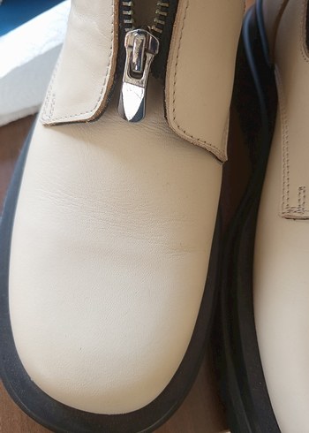 Orjinal Desa Kadın Bot Krem Renk - Görsel 8