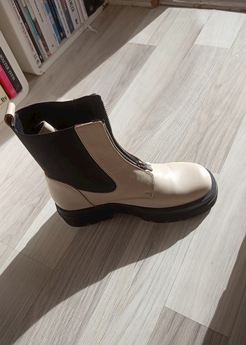 Orjinal Desa Kadın Bot Krem Renk - Görsel 6