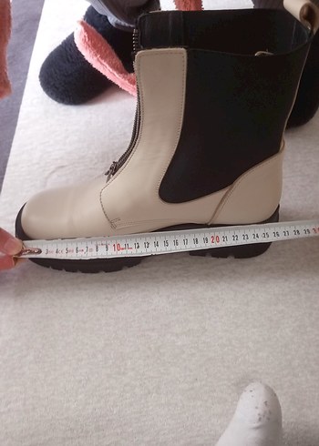 Orjinal Desa Kadın Bot Krem Renk - Görsel 5
