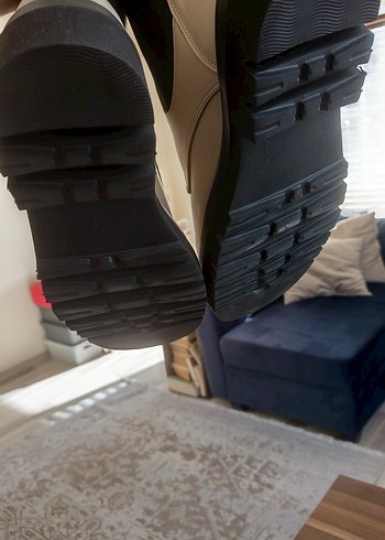 Orjinal Desa Kadın Bot Krem Renk - Görsel 9