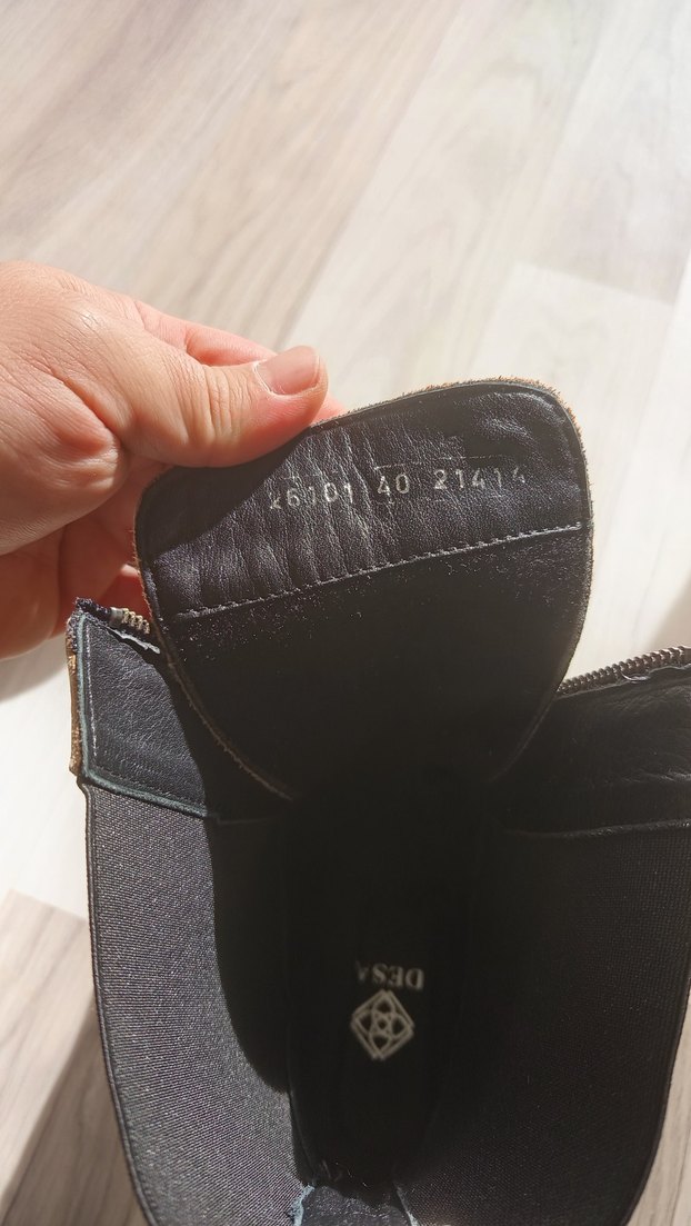 Orjinal Desa Kadın Bot Krem Renk - Görsel 3