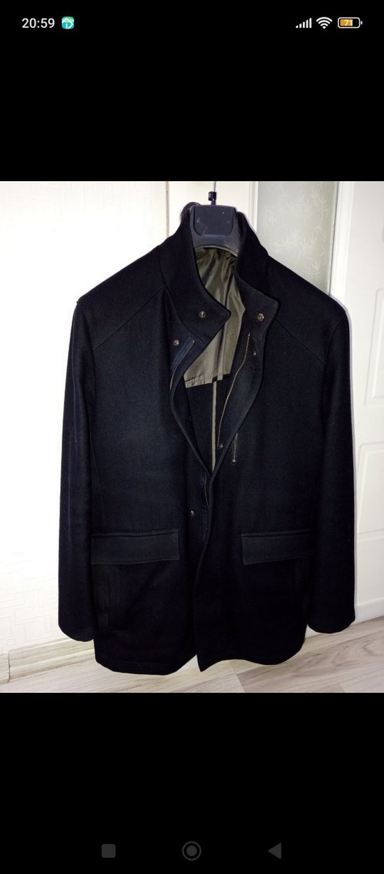 Beymen Siyah Kuşaklı Erkek Kaban - Görsel 3