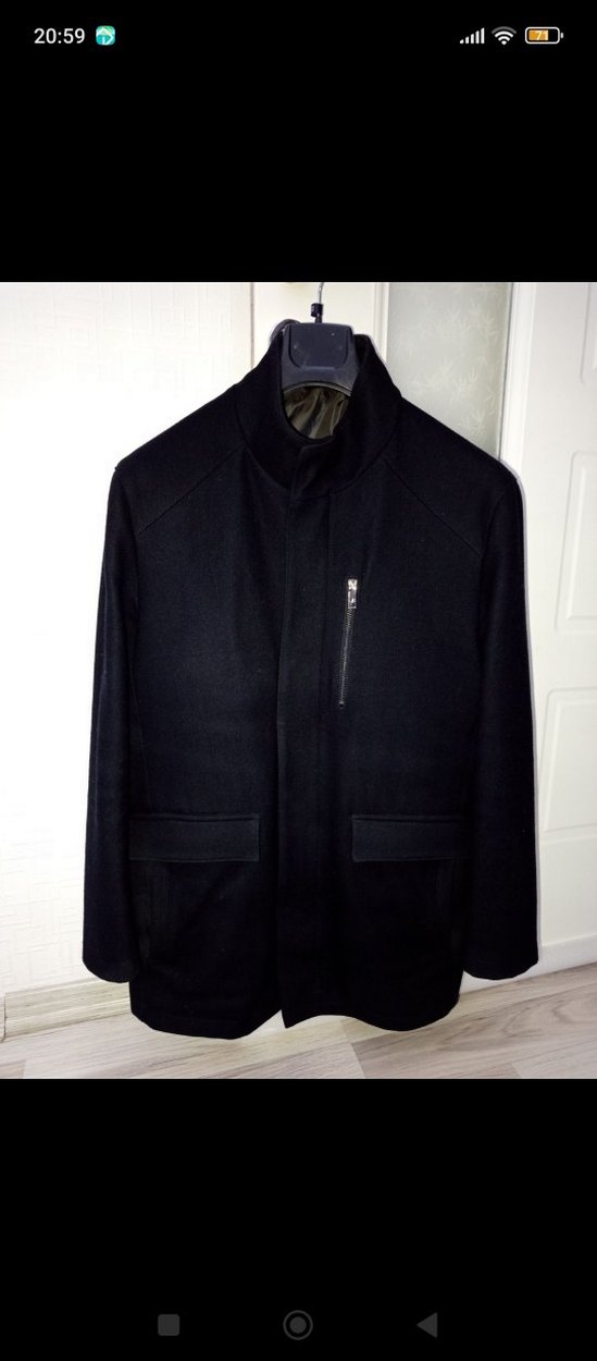 Beymen Siyah Kuşaklı Erkek Kaban - Görsel 2