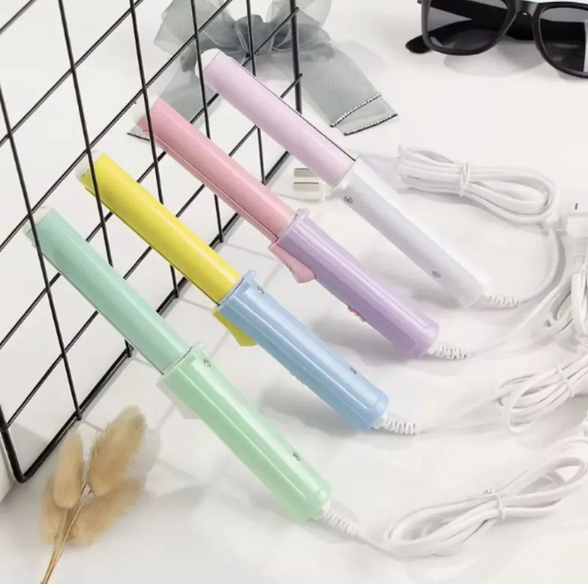 Pembe Mini Saç Düzleştirici - Görsel 3