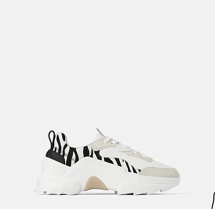 Zara leopar detaylı spor ayakkabı