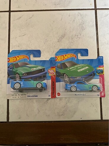 Hot Wheels Falken Ford Mustang Mazda Rx-7 Lot