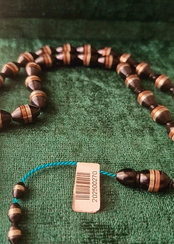 Erkek Vintage Altın Renk Tesbih Seti - Görsel 8