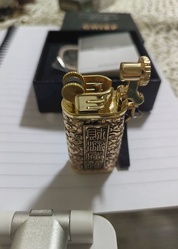 chief Altın Renkli İşlemeli Çakmak - Görsel 7