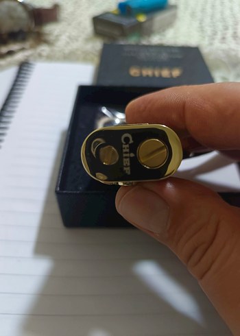 chief Altın Renkli İşlemeli Çakmak - Görsel 9