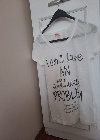 Baskılı Keten Hamile Tişörtü - Görsel 2