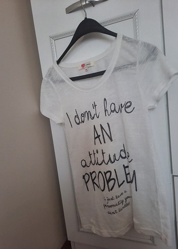 Baskılı Keten Hamile Tişörtü - Görsel 3