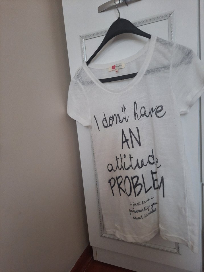 Baskılı Keten Hamile Tişörtü - Görsel 2