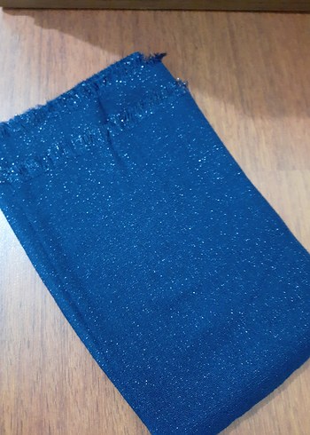 Parlak Mavi Kadın Şal - Görsel 2