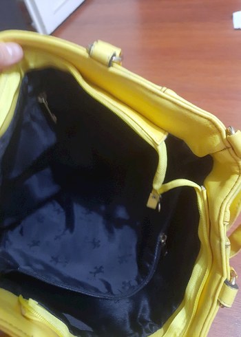 Sarı Fermuarlı Kadın Çanta - Görsel 2