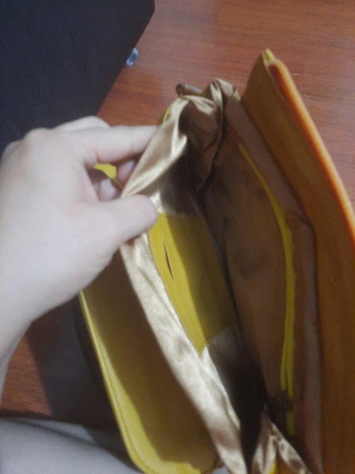 Kilitli Kahverengi Deri Kadın Çanta - Görsel 4