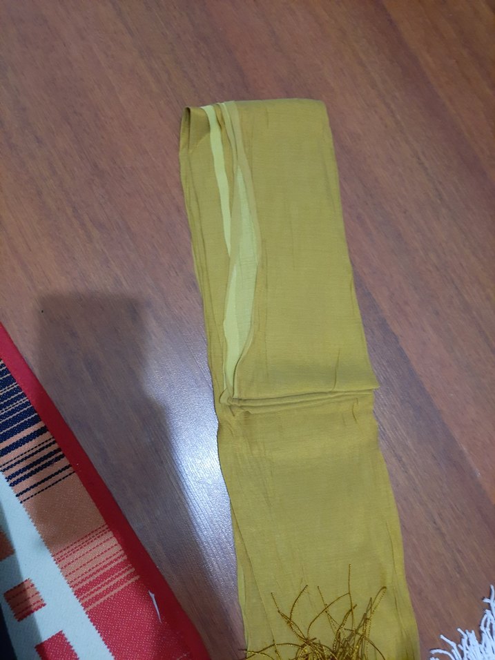 Bej Parlak Bohem Kadın Şal - Görsel 2