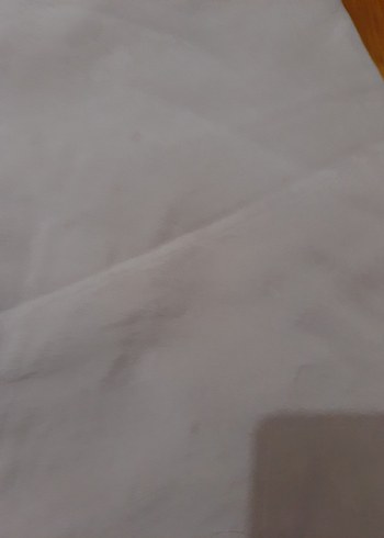 Bej Kadın Keten Pileli Şal - Görsel 3