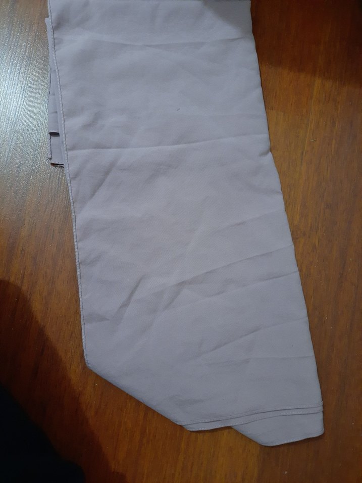 Bej Kadın Keten Pileli Şal - Görsel 2