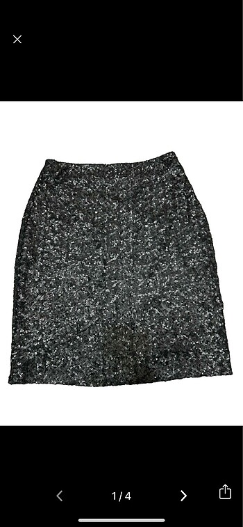 Batik Payetli Mini etek