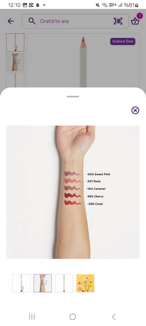 #dudakkalemi #dudak #ruj #makyaj #kırmızı #yeni #etiketli - Görsel 2