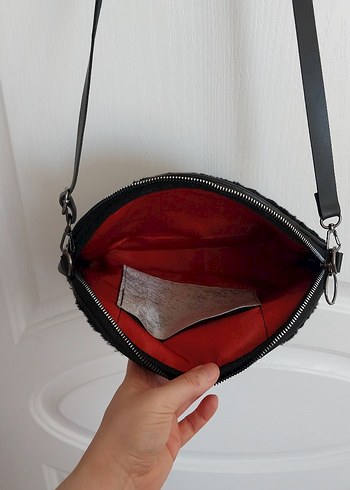 #kürk #çanta #siyah #moda #stil #yeni #tarz - Görsel 6