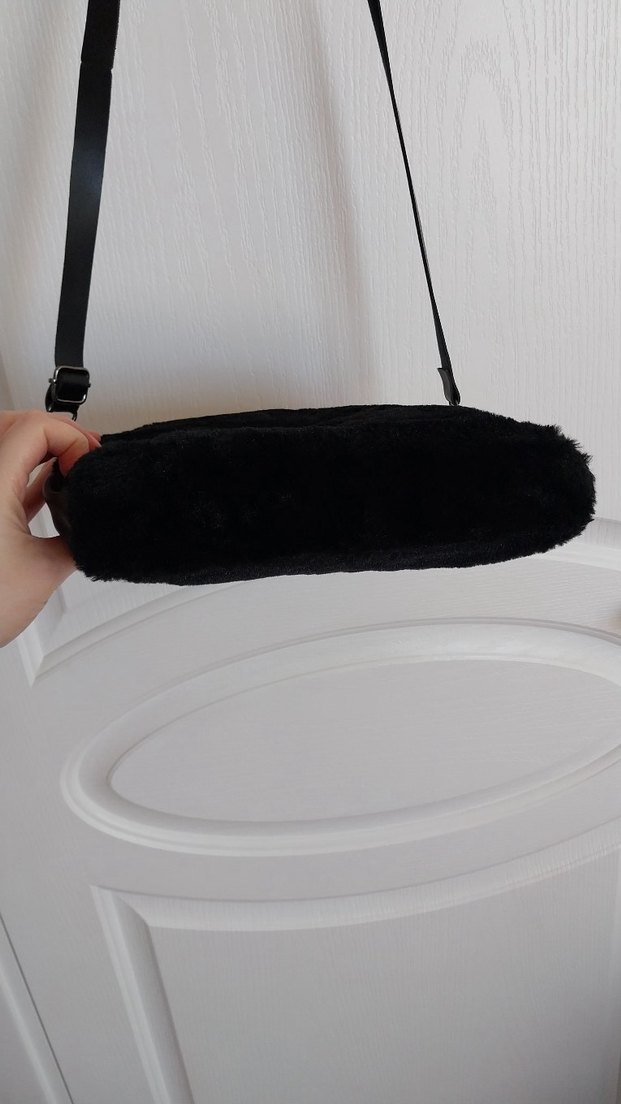 #kürk #çanta #siyah #moda #stil #yeni #tarz - Görsel 4