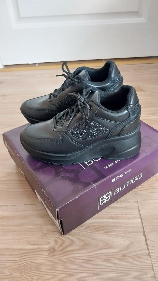 #dolgutopuk #sporayakkabı #kadın #deri #siyah #yeni #moda #tarz - Görsel 5