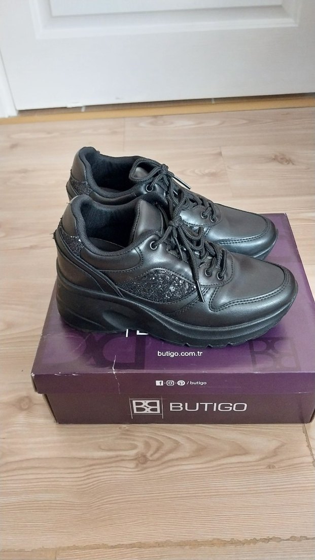 #dolgutopuk #sporayakkabı #kadın #deri #siyah #yeni #moda #tarz - Görsel 2