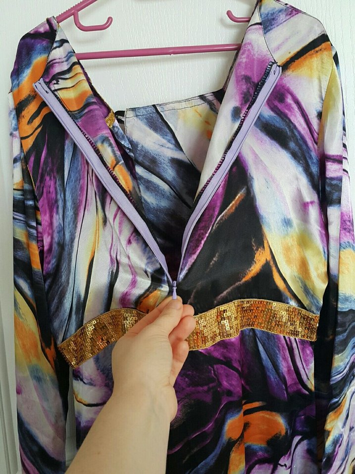 #uzun #elbise #saten #şık #moda #trend #yeni - Görsel 3